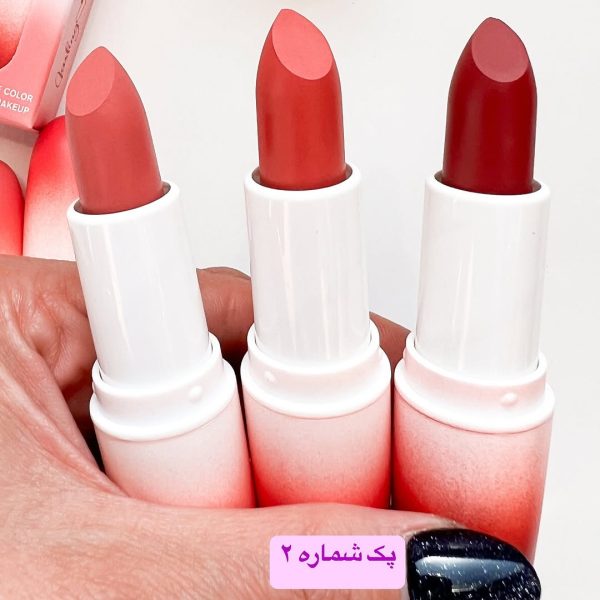 Color Castle High Coverage & Long Lasting Lipstick [Pack of 3] | Color castle lipsticks Pack - Image 3