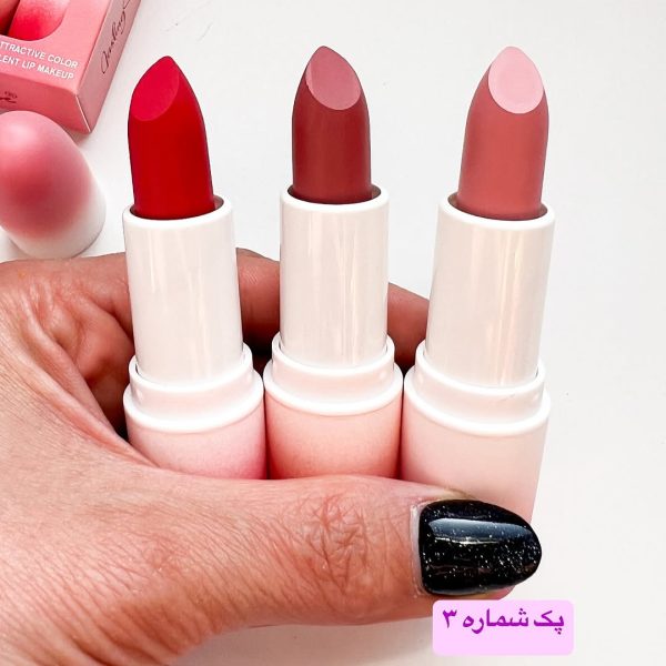 Color Castle High Coverage & Long Lasting Lipstick [Pack of 3] | Color castle lipsticks Pack - Image 4
