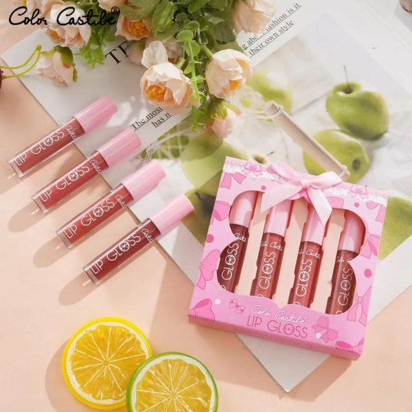 Color Castle [4pcs] Matte Lip Gloss Set | Color castle lipsticks Pack  - Image 2