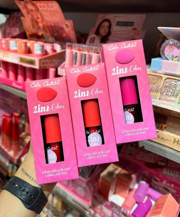 Color Castle 2 in 1 Makeup Deal, Pack Of 2 | Color castle lipsticks Pack - Image 4