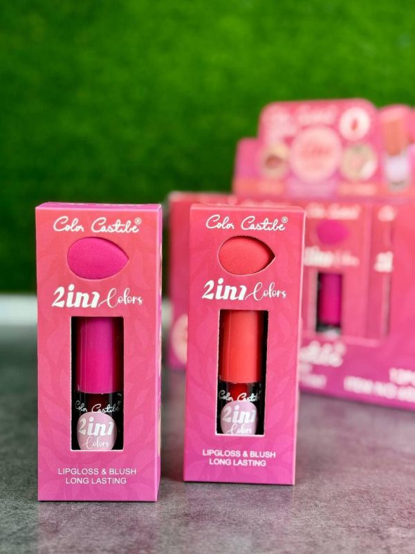 Color Castle 2 in 1 Makeup Deal, Pack Of 2 | Color castle lipsticks Pack - Image 3