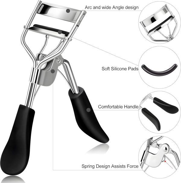 Long Lasting Eyelash Curler For Stunning Curls | Professional Lash Curler for Natural Lift & Curl - Image 6