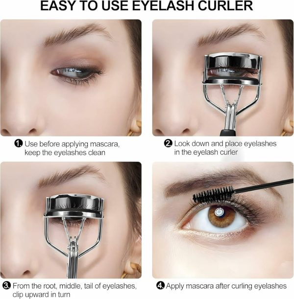 Long Lasting Eyelash Curler For Stunning Curls | Professional Lash Curler for Natural Lift & Curl - Image 8