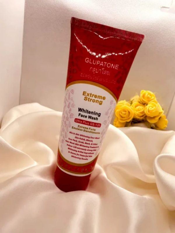 Glupatone Whitening Face Wash GS 120 | Extreme Strong Powerful Whitening for Clear Skin 60ml - Image 3