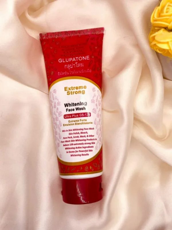 Glupatone Whitening Face Wash GS 120 | Extreme Strong Powerful Whitening for Clear Skin 60ml - Image 2