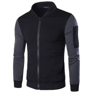 Grey Sleeve Style Full Jacket - Elevate Your Style with Our Dashing Full Bazo Jacket: Fashionable, Trendy, Premium Quality, and Finely Stitched