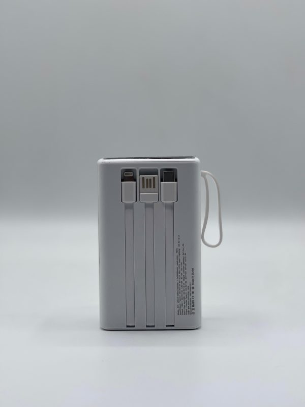 Kamal Wireless 20000Mah Power Bank With 3 Charging Cables - Image 8
