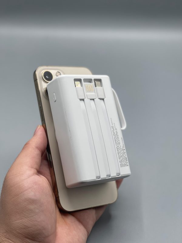 Kamal Wireless 20000Mah Power Bank With 3 Charging Cables - Image 5