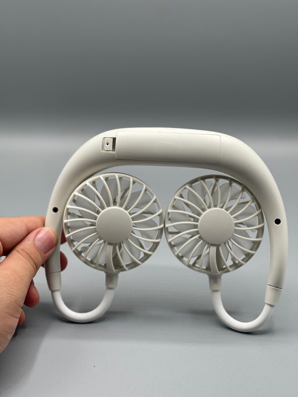 Neck Fan Adjustment Fan Hands-free Hanging Rechargeable Mini Sports Fans 3 Gears Wearable Sport Fan - Random Color  - Image 3