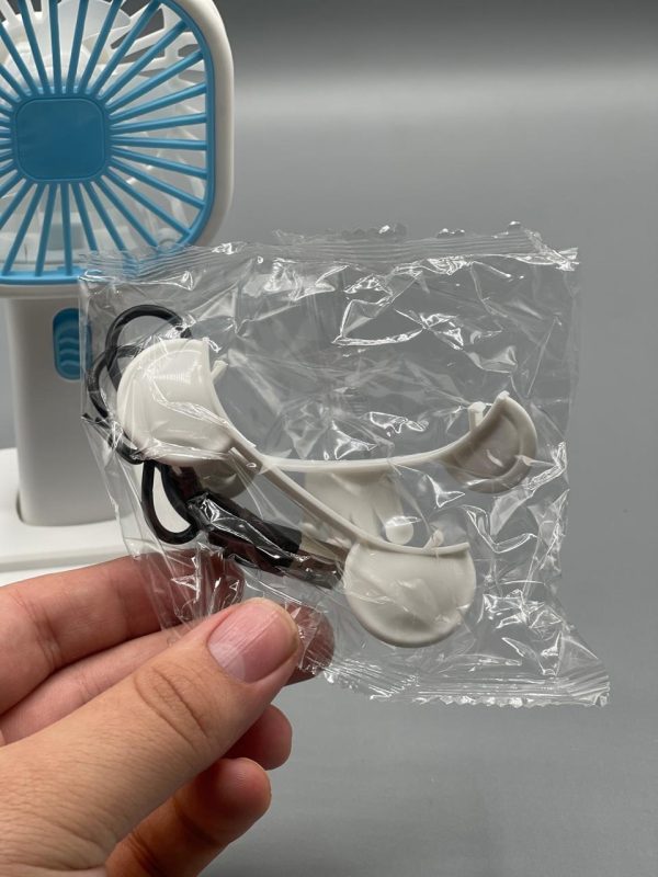 Fan with Sharpener | Mini Handheld Fan, Portable USB Fan for Home, Office, Bedroom, Rechargeable Fan with Pencil Sharpener - Random Design & Color - Image 3