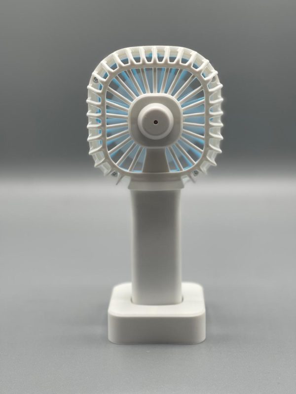 Fan with Sharpener | Mini Handheld Fan, Portable USB Fan for Home, Office, Bedroom, Rechargeable Fan with Pencil Sharpener - Random Design & Color - Image 5