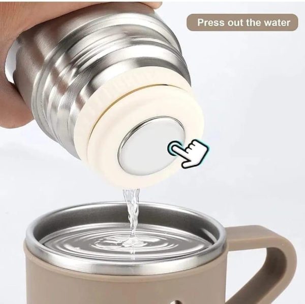 1 Cup Vaccume Insulated Water Bottle | New Creative Gift Box Set Vacuum Cup Set 500ml 304 Stainless Steel Thermos - Image 3