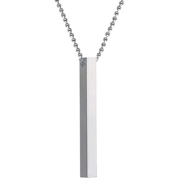 vertical bar Necklace Locket Chain for boys girls neck chain for men with locket Men`s Jeweler Pendant for men Stylish design - Image 4