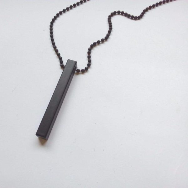 vertical bar Necklace Locket Chain for boys girls neck chain for men with locket Men`s Jeweler Pendant for men Stylish design - Image 3
