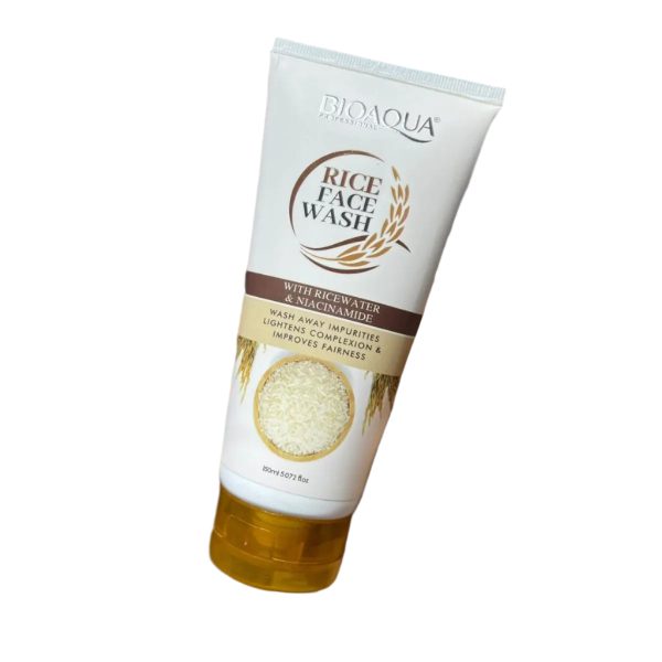 Bioaqua Rice Brightening Facial Cleanser 150ml – Deep Cleansing and Hydrating Face Wash Infused with Natural Rice Extract for Smooth, Radiant, and Even-Toned Skin – Gentle Daily Skincare for All Skin Types - Image 6