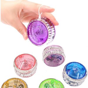 Light-Up Yo-Yo Toy for Kids – Colorful Flashing LED Yo-Yo for Boys & Girls – Fun Classic Spinning Toy for Beginners, Party Favors, Gifts & Outdoor Play - Random Color