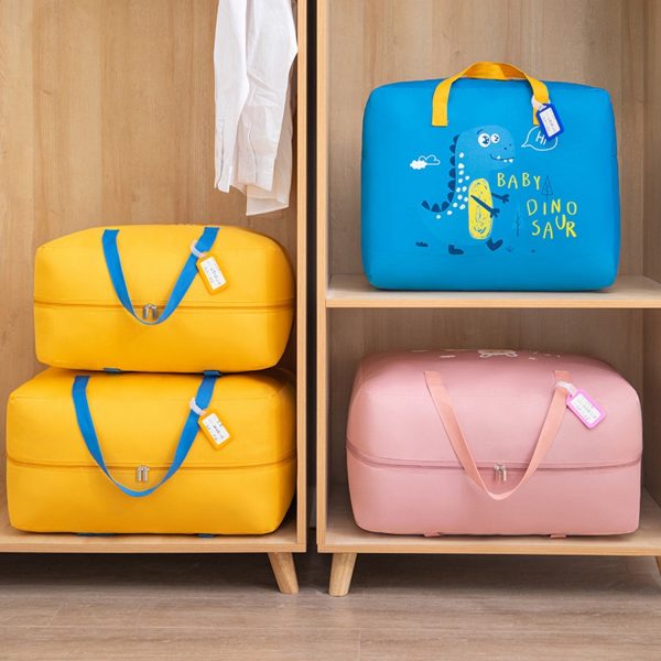 Adorable Baby Dinosaur-Themed Cloth Organizer and Storage Handbag – Portable, Lightweight, and Multi-Functional Nursery Storage Solution for Baby Essentials, Toys, Diapers, and Clothes - Random Color - Image 7
