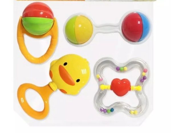 My Baby Rattles Set Newborn Hand Bells Baby Toys 0-12 Months ( Random Color ) - Image 10