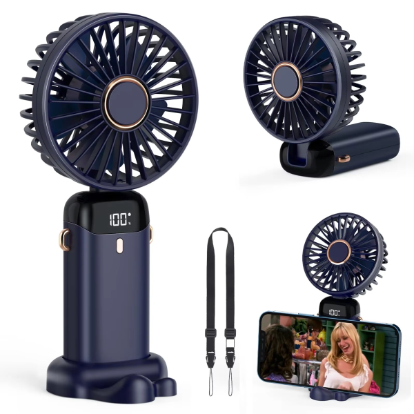 Mini Portable Handheld Fan | USB Rechargeable Fan - Image 3