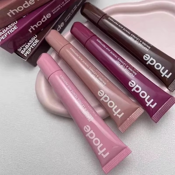 8 Colors Rhode Lip Care Series | Tinted Lip Balm | Lasting Moisturizing Blushes | Hydrated Lip Gel Oil | Pout Lips Long-acting Lip Treatment - Image 4