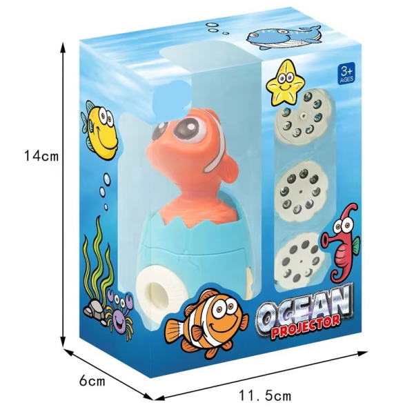 Factory Price Custom Ocean Animals Egg Machine Projector Toys Children Projection Toy - Random Color - Image 5