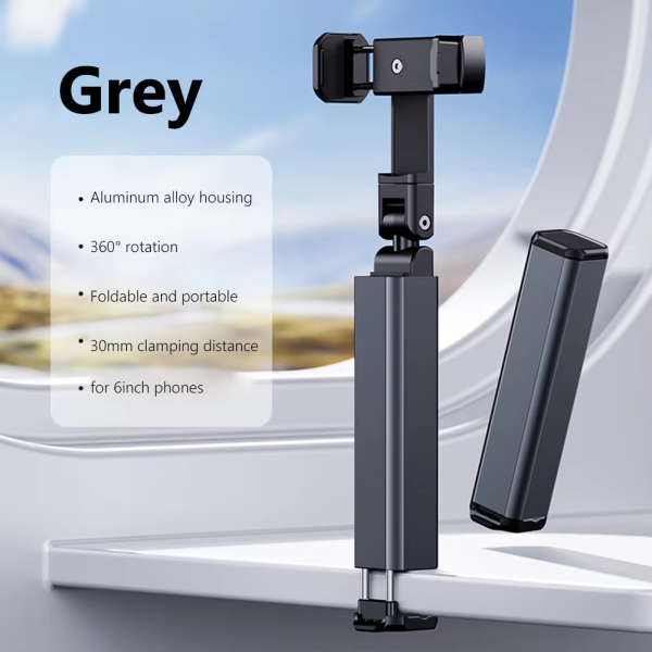 Universal Phone Holder Travel Essentials Flexible 360 ​​Degree Rotation Hands-Free Airplane Phone Mount for iPhone Xiaomi - Random Color - Image 4