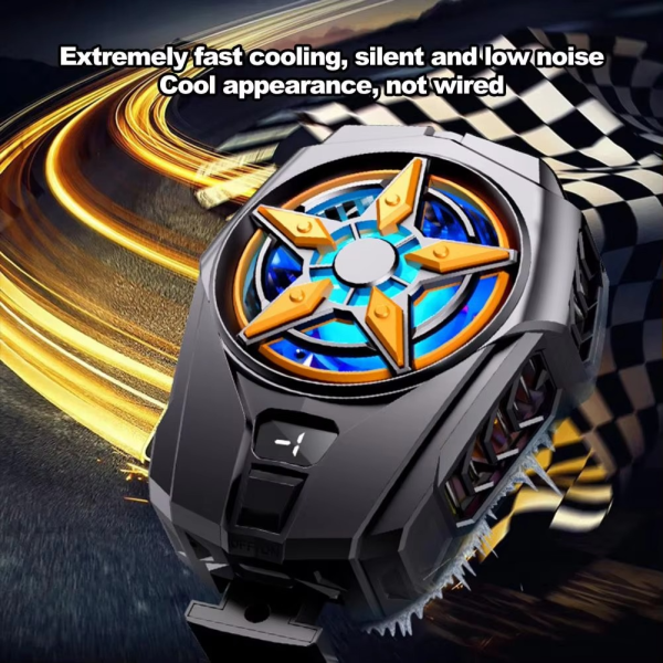 SL09 Practical Phone Cooler Fan, Easy To Carry, Smart Digital Display, Rear Phone Radiator, Fast Cooling ( Random Color ) - Image 7