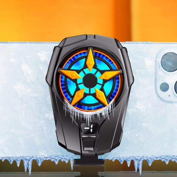 SL09 Practical Phone Cooler Fan, Easy To Carry, Smart Digital Display, Rear Phone Radiator, Fast Cooling ( Random Color ) - Image 8