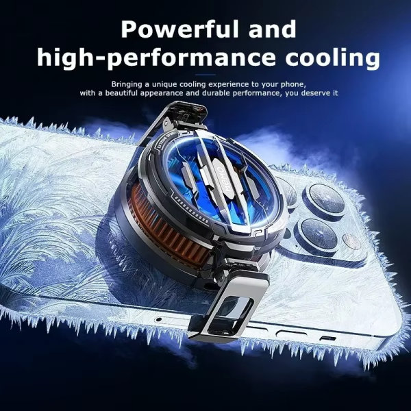 MEMO CX07 Mobile Phone Magnetic - Cooling Fan Radiator Cool Heat Absorber For IOS iPhone Android ( Random Color ) - Image 11