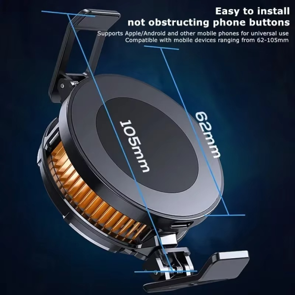 MEMO CX07 Mobile Phone Magnetic - Cooling Fan Radiator Cool Heat Absorber For IOS iPhone Android ( Random Color ) - Image 14