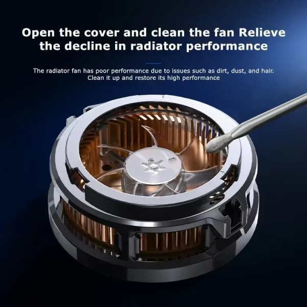 MEMO CX07 Mobile Phone Magnetic - Cooling Fan Radiator Cool Heat Absorber For IOS iPhone Android ( Random Color ) - Image 15