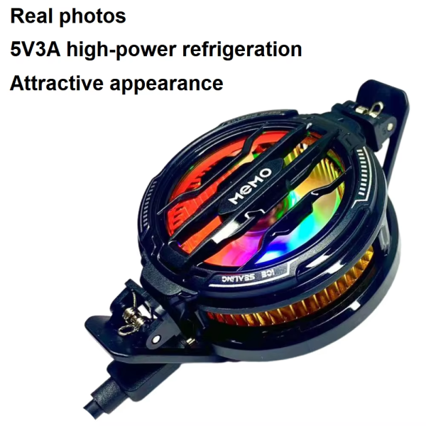 MEMO CX07 Mobile Phone Magnetic - Cooling Fan Radiator Cool Heat Absorber For IOS iPhone Android ( Random Color ) - Image 6