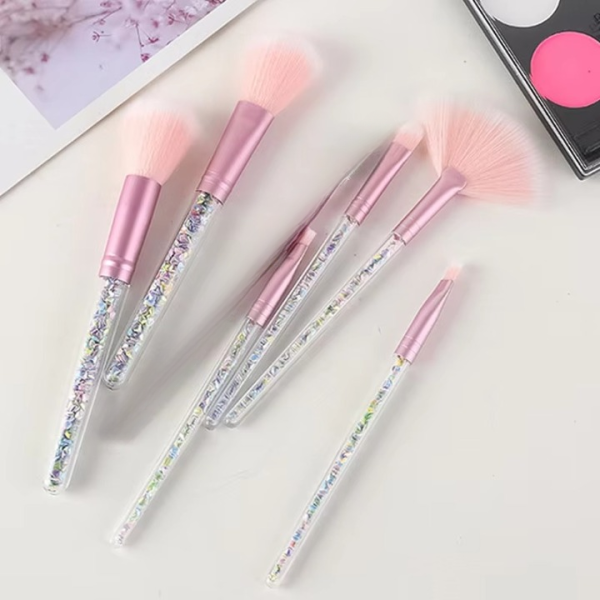 Sweet Beauty 07 PCs Makeup Brush Set | Complete Brush Kit for Professional and Beginner (Random Color) - Image 3