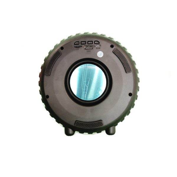 High-Powered Tyre-Shaped Bluetooth Speaker with Deep Extra Bass – Portable Wireless Speaker with Dynamic Sound, LED Lights & Unique Tyre Design for Home, Car, and Outdoor Use - Image 6