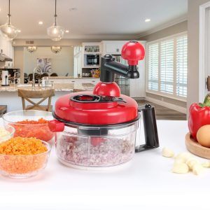 Manual Hand Multifunction Speedy Vegetable Quick chopper | Quick Chopper Vegetable - Onion Chopper | Kachomer Salad Machine ( random color )