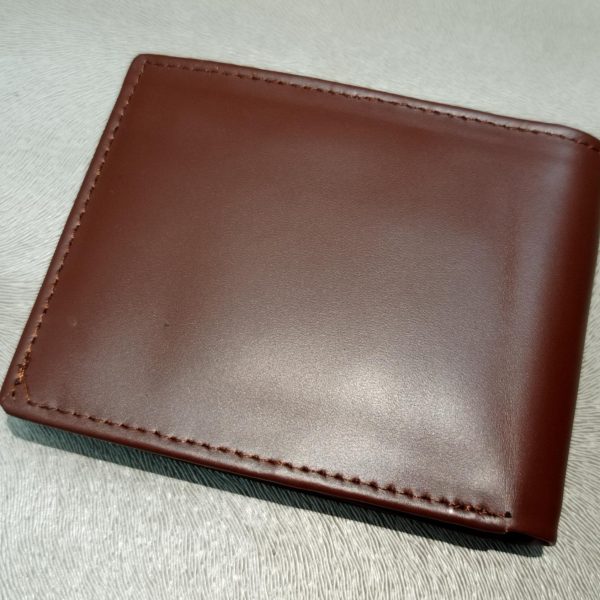 Men’s Genuine Leather Wallet | Stylish Bifold Purse with Clasp – Compact & Secure : 6 Cardholder Pockets | Durable & Smart | Pure Cow Leather | Brown | Flex Leather - Image 2