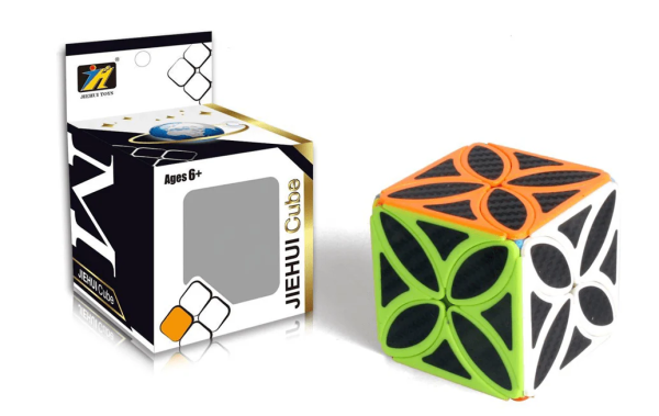 Jiehui Carbon Cube – Sleek Carbon Fiber Design Puzzle Cube for Speedcubers and Collectors