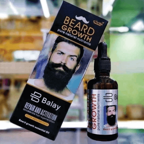 Get Balay Original Beard Growth Essential Oil for Men – Pure Natural Nutrients – Accelerates Hair Regeneration – Deep Absorption – Buy Now – Best Selling Product for Beard Repair & Activation - Image 8