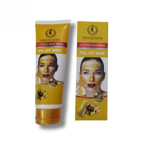 Heaven Original Dove 24K Gold Peel Off Mask – Luxurious Anti-Aging & Deep Cleansing Skincare - 100 ml - Image 2