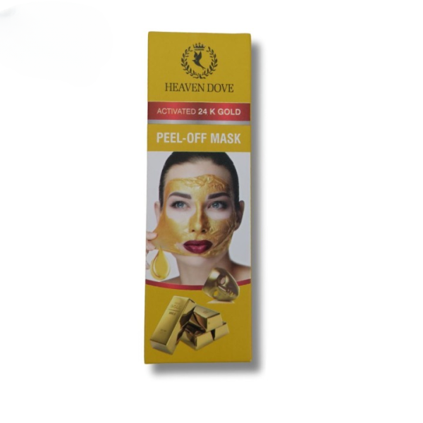 Heaven Original Dove 24K Gold Peel Off Mask – Luxurious Anti-Aging & Deep Cleansing Skincare - 100 ml - Image 3