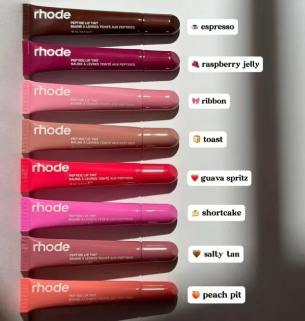 8 Colors Rhode Lip Care Series | Tinted Lip Balm | Lasting Moisturizing Blushes | Hydrated Lip Gel Oil | Pout Lips Long-acting Lip Treatment - Image 18