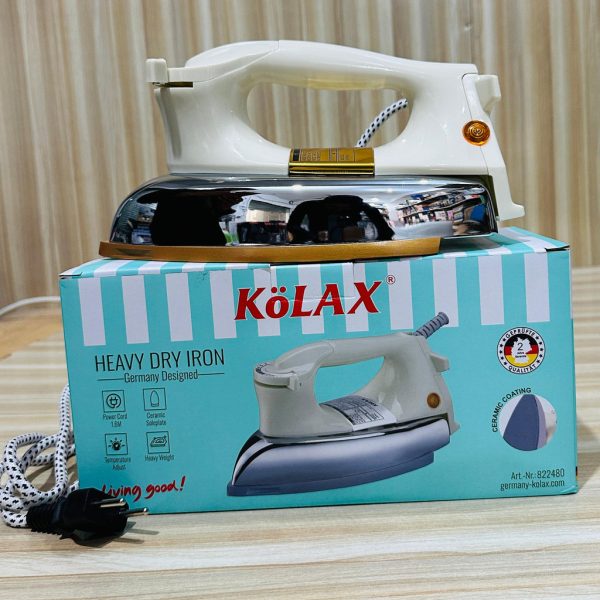 KoLAX Germany Heavy Dry Iron-822480 –1000-1200W Precision Performance with Classic Strength - Image 4
