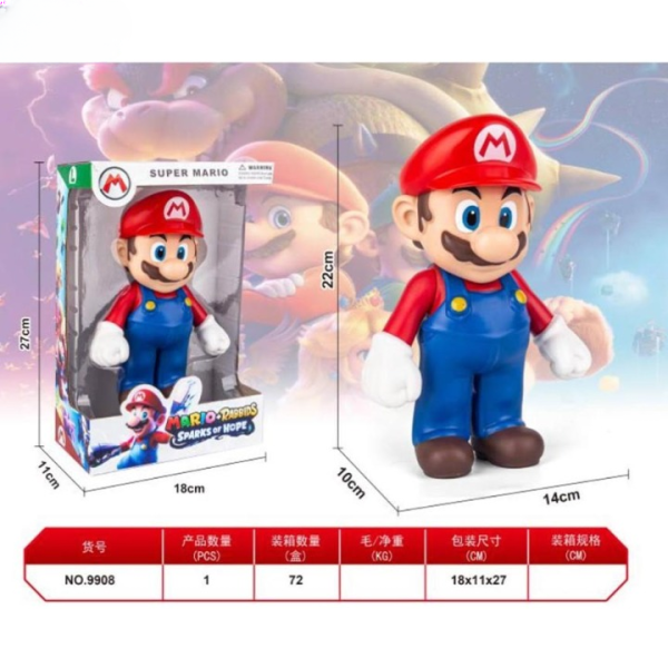 Super Mario Action Figure Toy – Classic Nintendo Character Toy for Kids, Collectors & Fans – Durable, Colorful Design for Imaginative Play & Display - Image 3